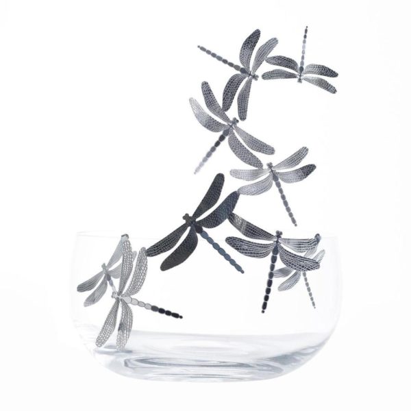 Coupe en cristal Liberta "libellules"