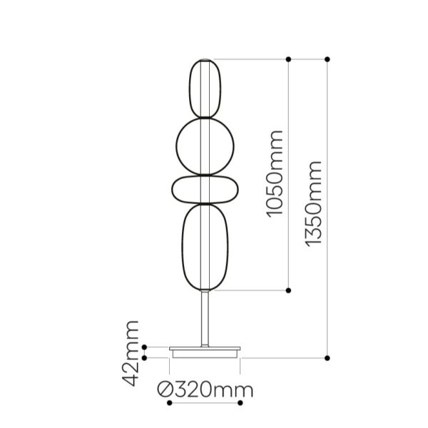 Lampadaire Pebbles – Image 5