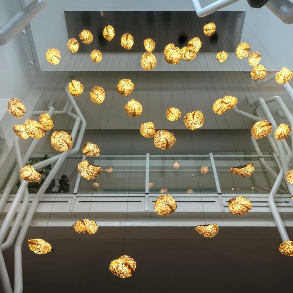 Suspension Gold Moon Chandelier – Image 4