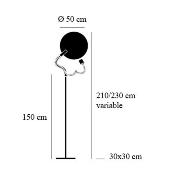 Lampadaire Luce d'Oro – Image 5