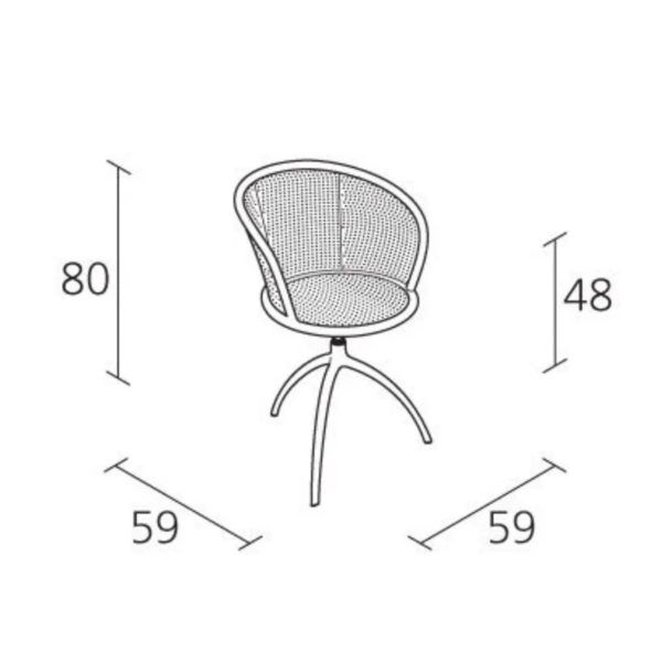 Chaise pivotante Young Lady – Image 5